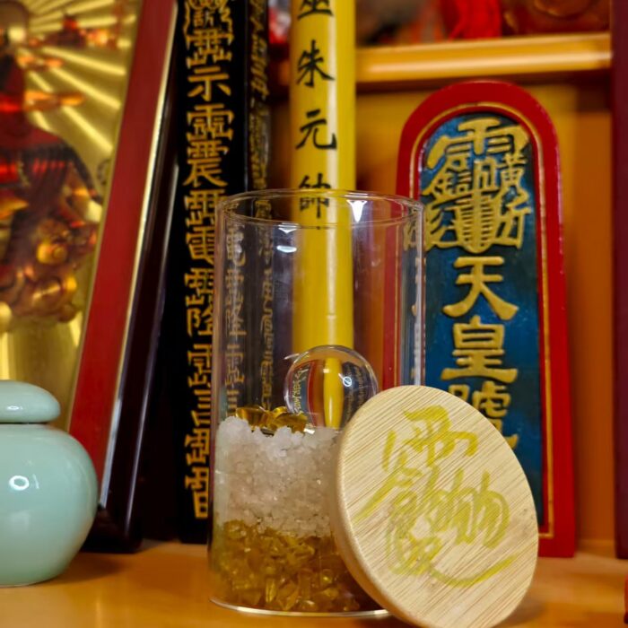 安忍水-玻璃罐-海盐-水晶-摆件