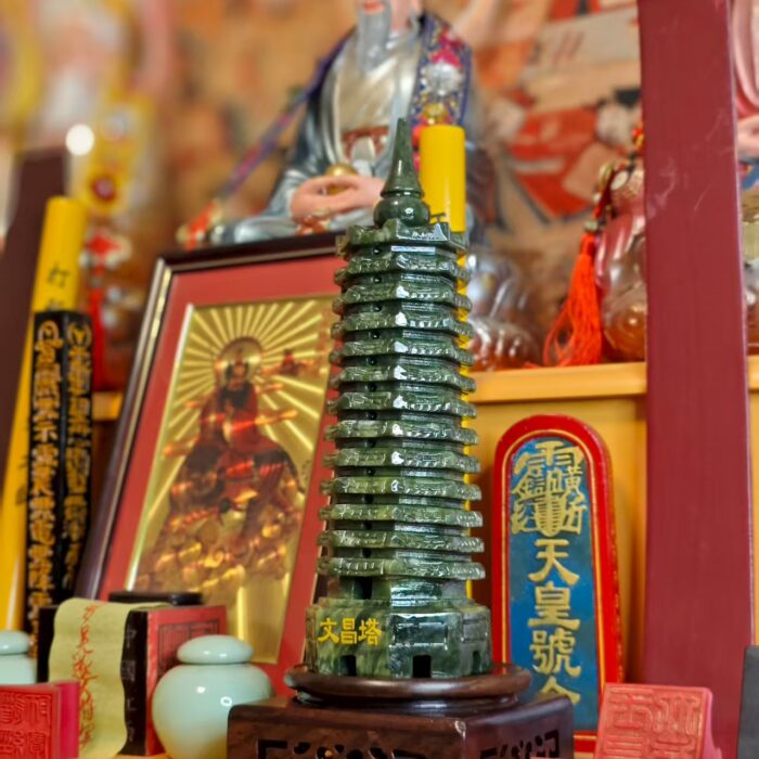 文昌塔-陶瓷-招财-摆件 (2)