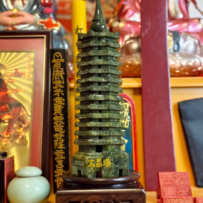 文昌塔-陶瓷-招财-摆件