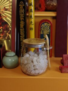 Glass Jar - Sea Salt - Wealth Attracting - Ornament