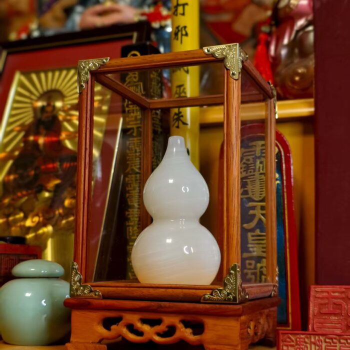 白玉葫芦-招财-摆件