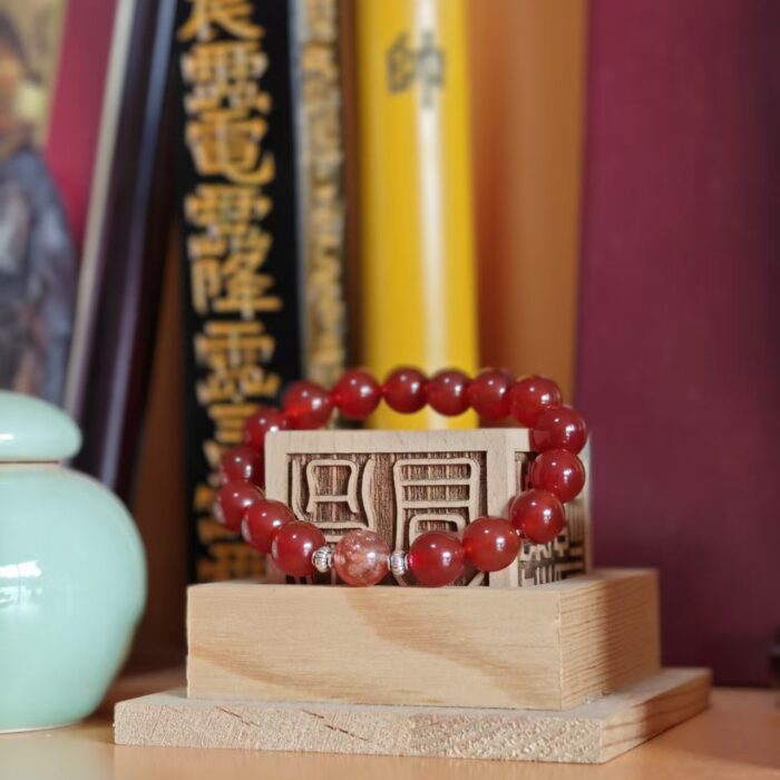 红水晶-手串-首饰-转运 (2)